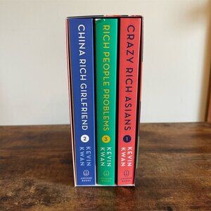 Crazy Rich Asians Trilogy Box Set by Kevin Kwan - 3 Paperback Books- NEW